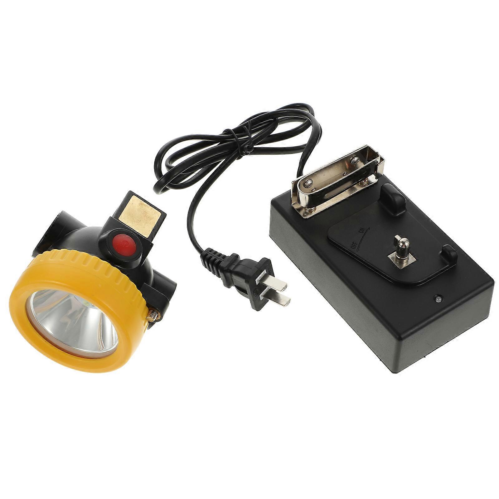 Safety Mining Headlamp Clip-on Explosion Proof LED Lighting for Helmet US Plug