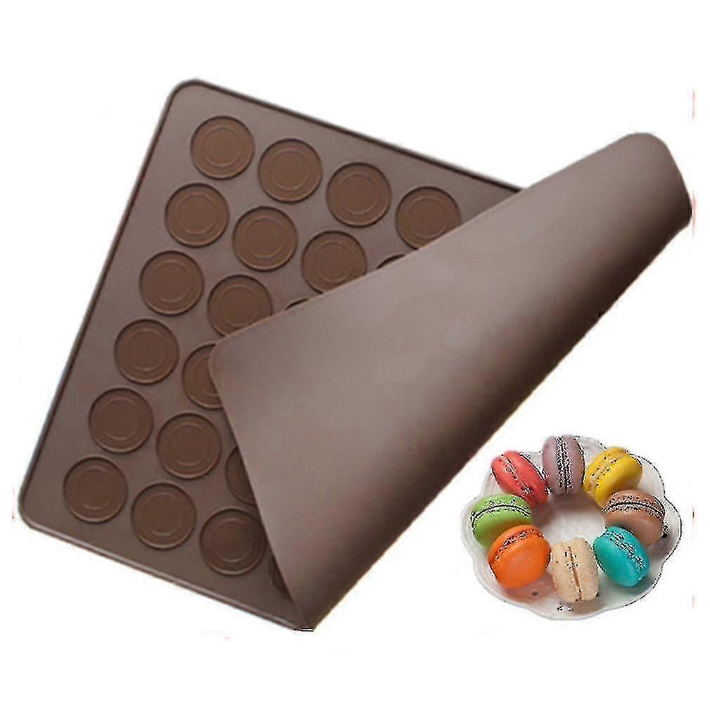 Miniowl-48 Hole Large Round Macarons Silicone Pad Diy Silicone Pad Baking Clate Mold