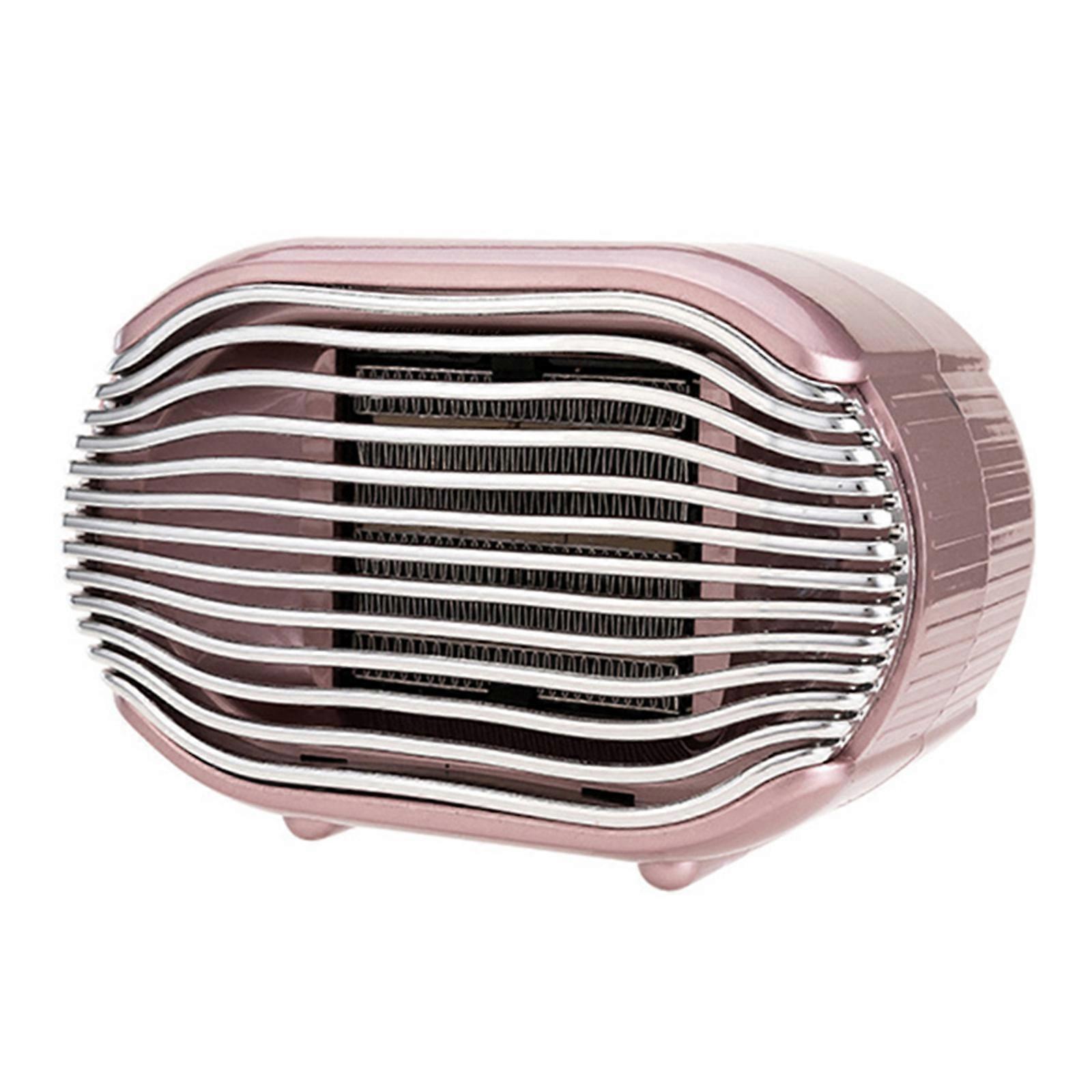 Portable Adjustable Small Desktop Heater Slient for Home Office Solid Color