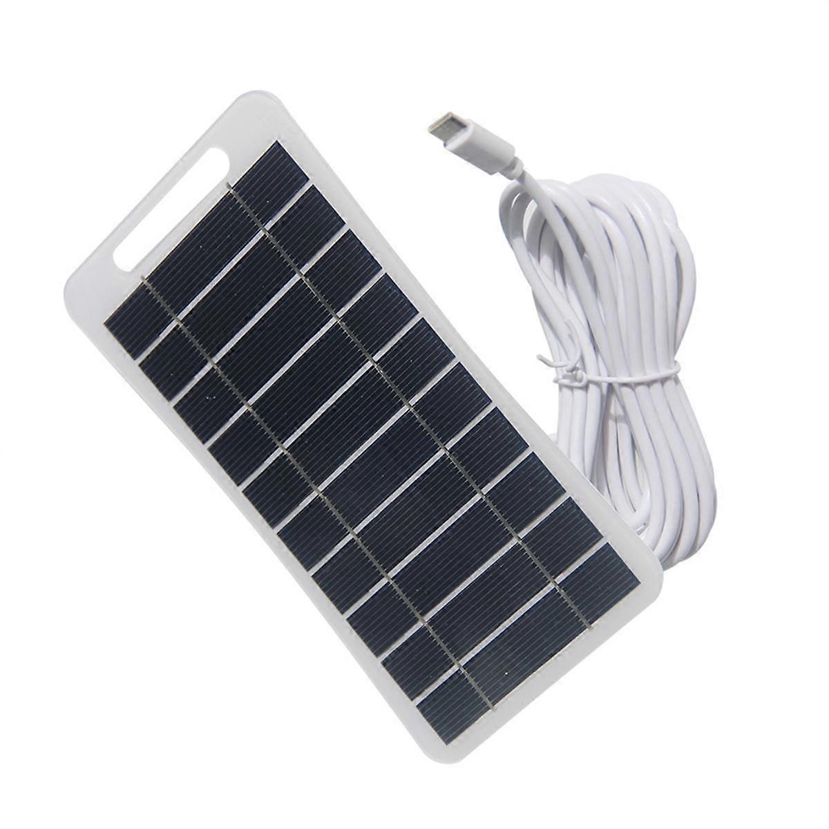 5V 2W Mini Solar Panel, USB Solar Charger Micro-Type Solar Panels, Portable Solar Panel for Phone H