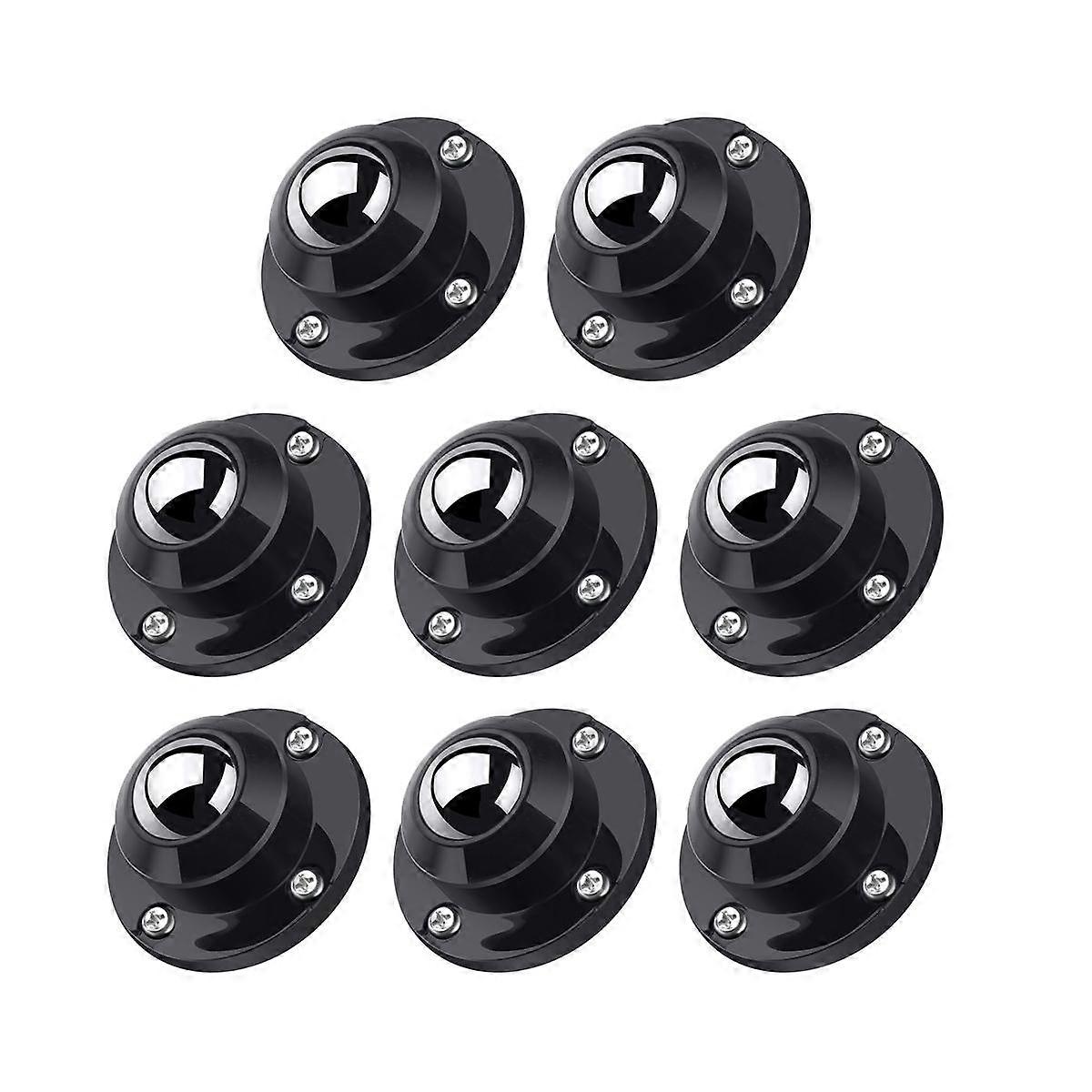 8 Pack Self Adhesive Caster Wheels for Furniture, Load Capacity 28LBS Per Wheel, Low Profile Swivel