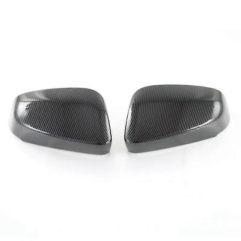 Car Carbon Fiber Rearview Side Glass Mirror Cover Trim Frame Side Mirror Caps for Bz4X 2022 2023