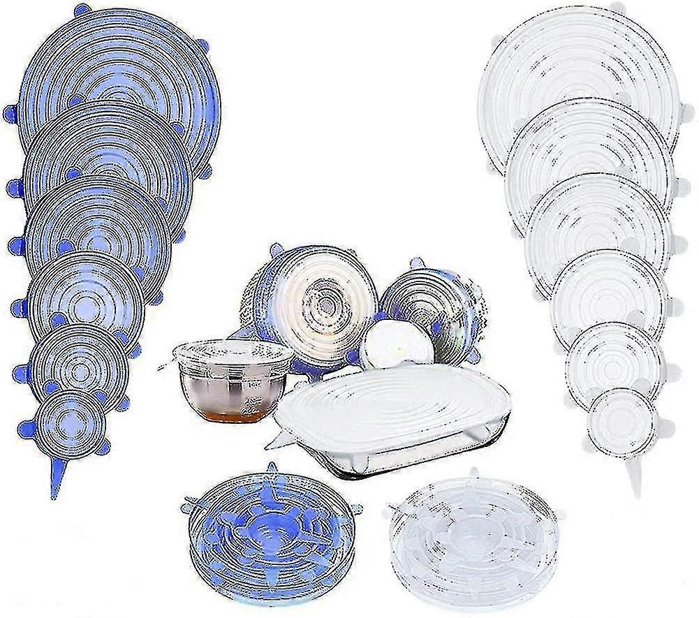 Silicone Stretch Food Covers Lids Various Sizes Reusable Durable And Expandable