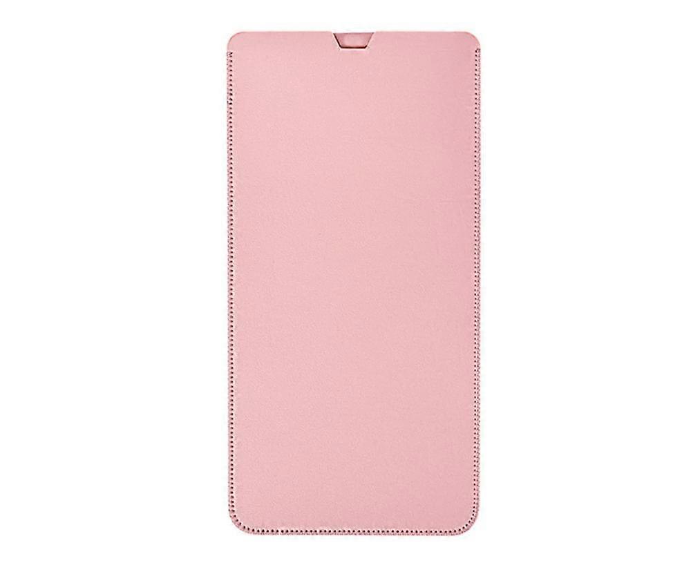 Dustproof Keyboard Sleeve Wear-resistant Portable Faux Leather Keyboard Case for Logitech K380 - Light Pink