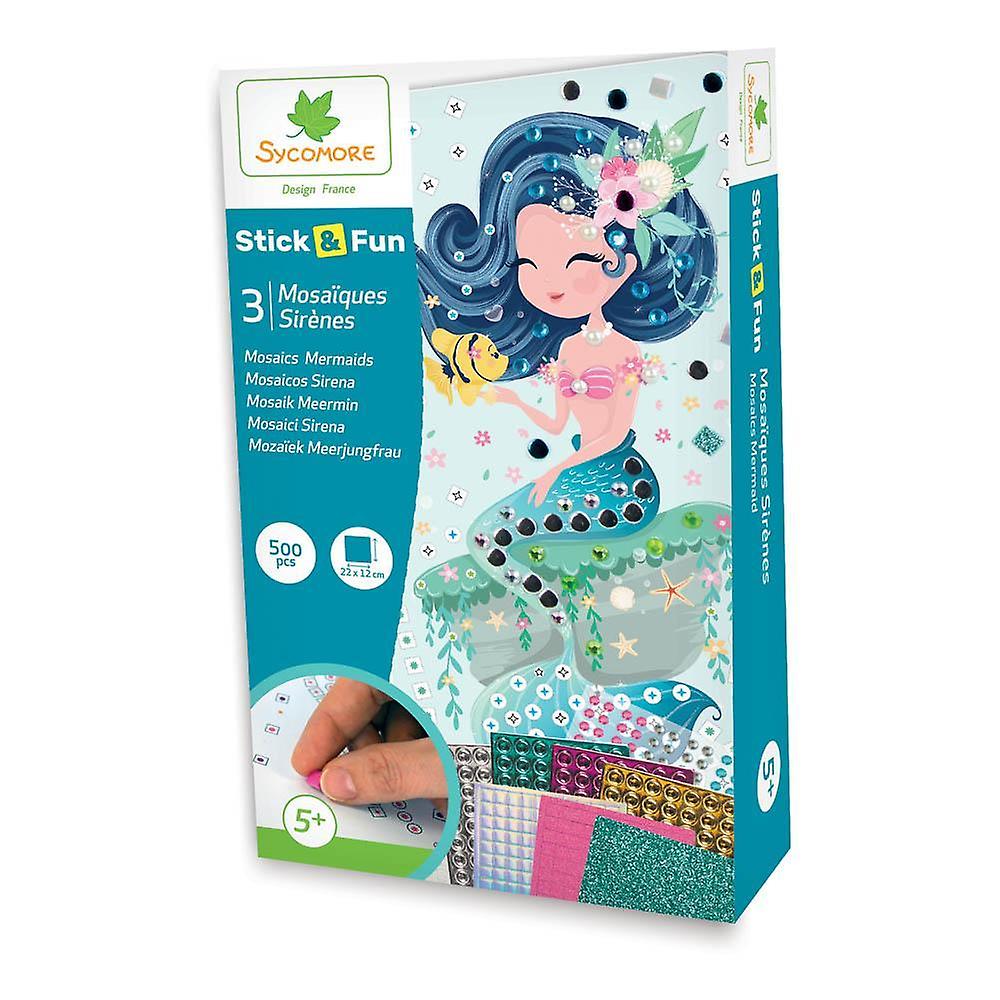 Sycomore Stick & Fun Children's Mosaics Mermaids