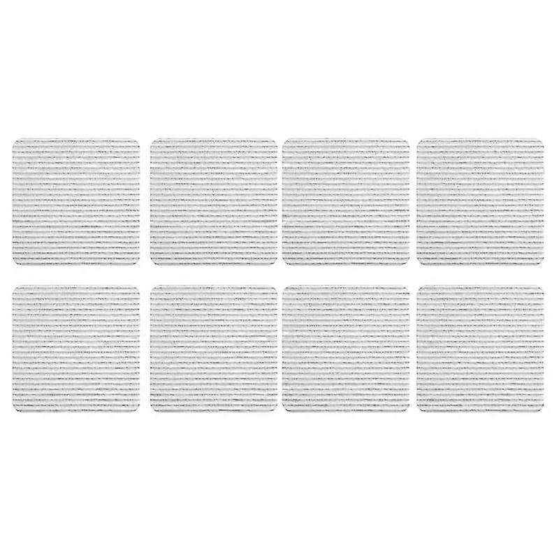 8 Pcs Gripper Non Slip, Rug Tape For Hardwood Floor, - Materials To Anti Curling Rug Pad