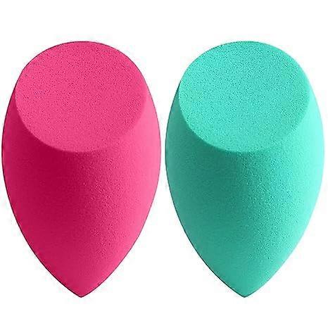 Makeup Sponge Beauty Sponge Blending Sponge Foundation Sponge (2 Count) Rose Red Green 7*5.5cm