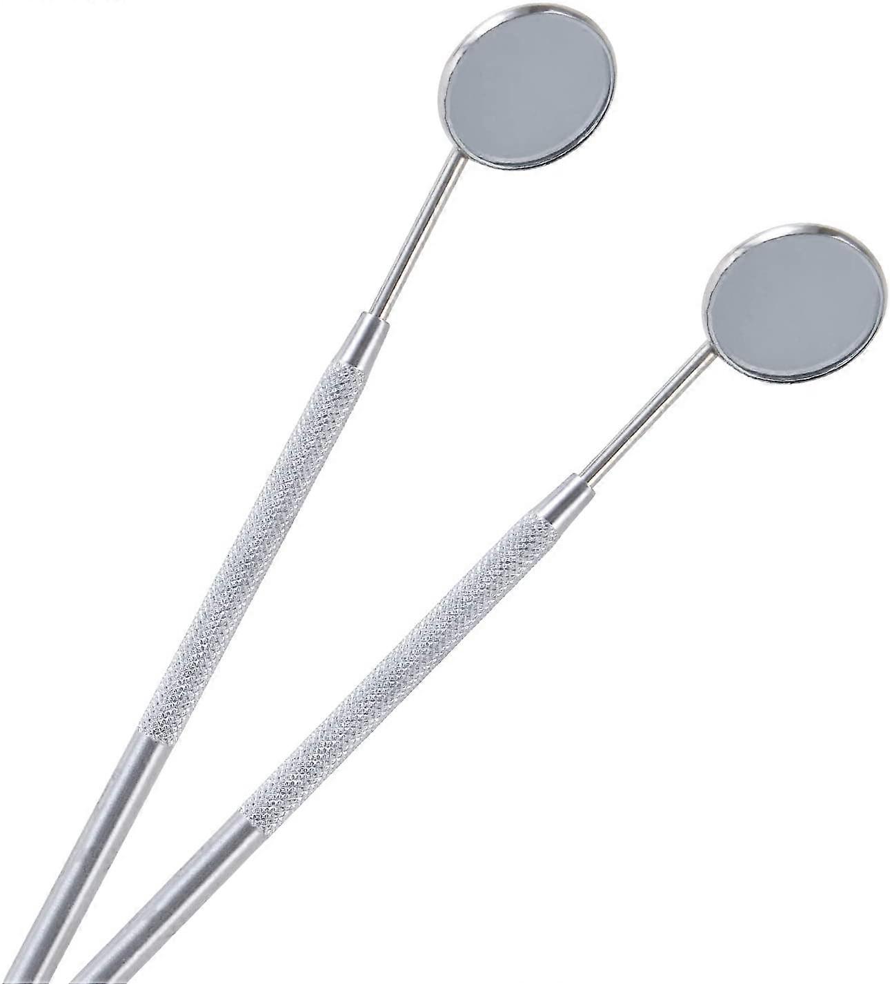 2 Pieces Eyelash Extension Mirror Makeup Mirror Detachable Mini Mirrors Stainless Steel Eyelash Extensions Tools Observing Small Details Mirror