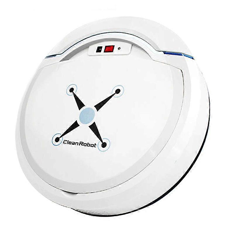 Automatic Sweeping Robot Floor Cleaner, Rechargeable(White)