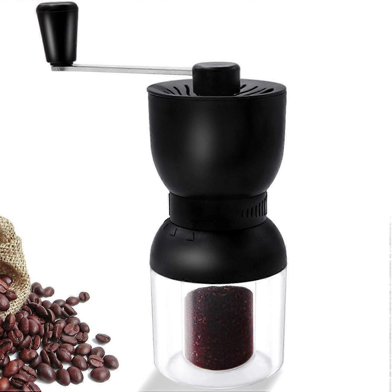 Manual Coffee Grinder,with Two Ceramic Containers