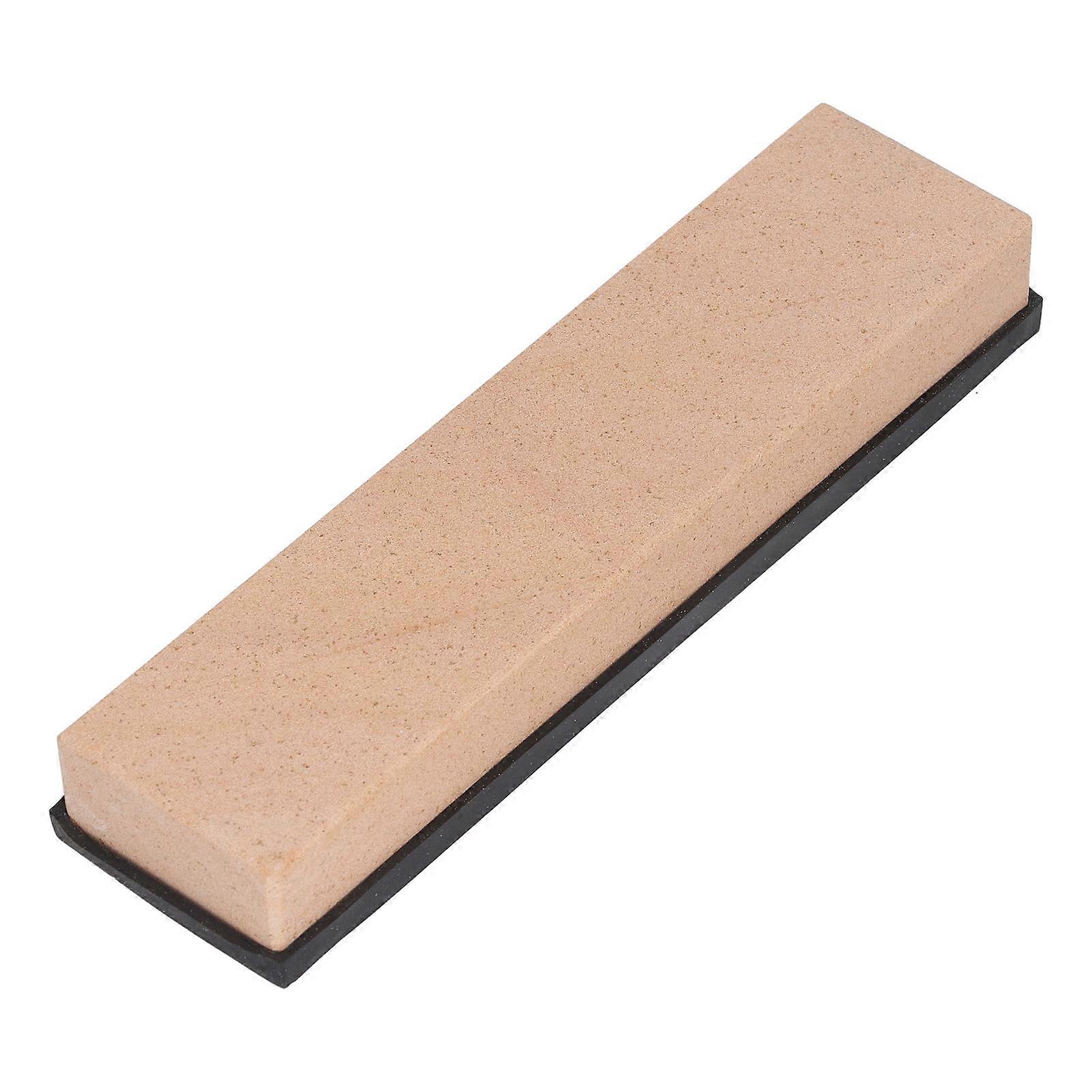 Sharpening Stone High Density Thicken Whetstone Sharpener Stone with Anti Slip Rubber Base for Paring Knife Topaz 1000 Grit