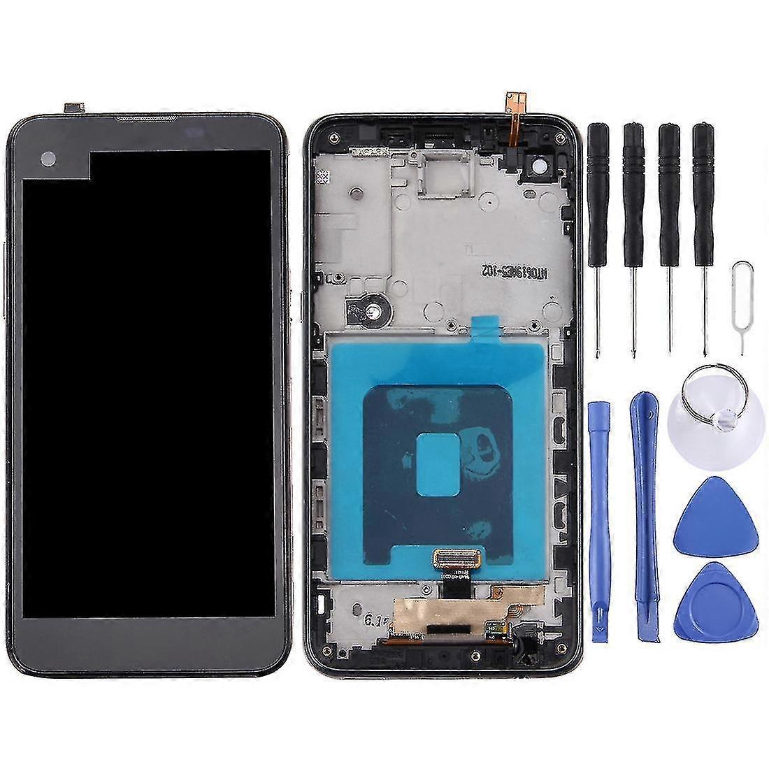 Tft Lcd Screen Compatible with Lg X Screen / K500 With Digitizer Full Assembly With Frame(black)