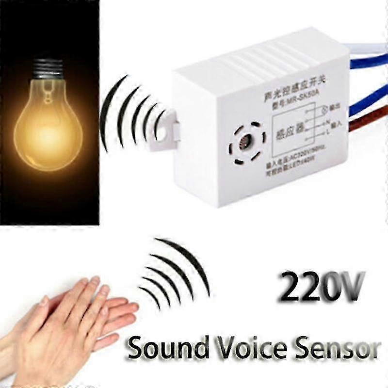 220v Module Detector Auto Switch Intelligent Sound Voice Sensor Light Switch Smart