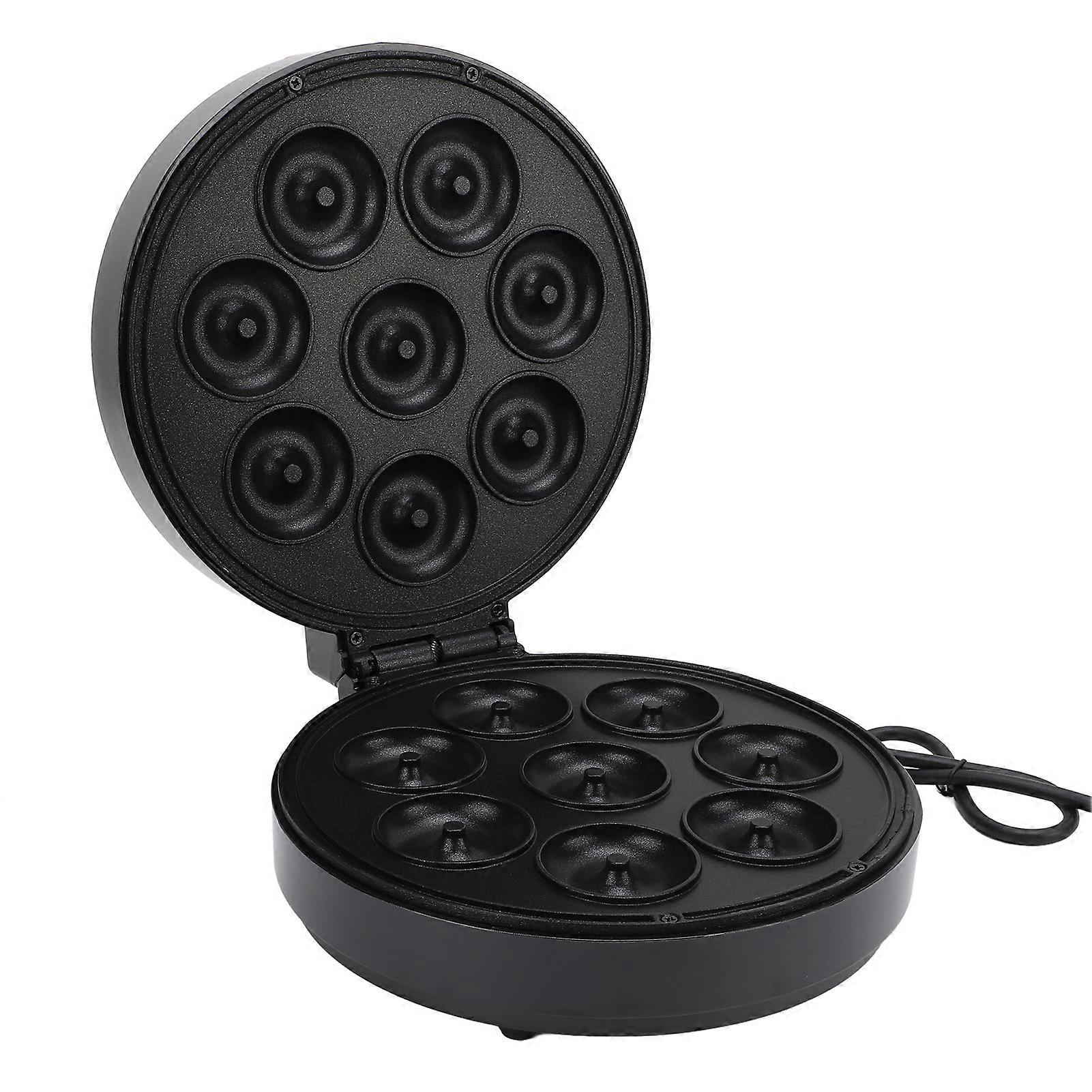 Mini Donut Maker Machine for Breakfast Snacks Desserts 1400W Double Sided Heating Makes 8 Doughnuts Donut Maker EU Plug 220V