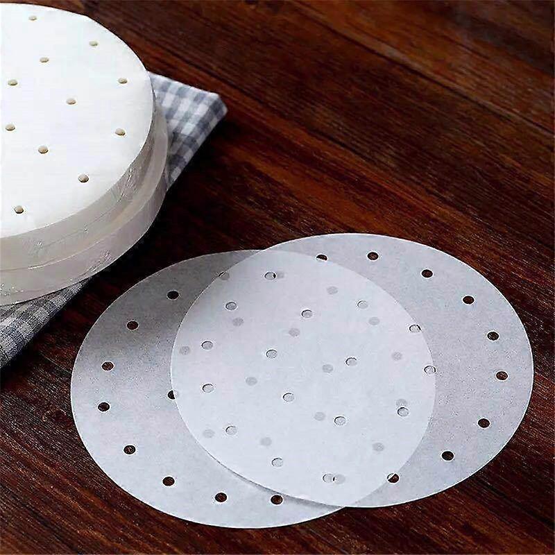 Air Fryer Parchment Paper, 7/8/9 Inch Round Air Fryer Liner, 100PCs Round Filter Paper for Air Fryers, Non-Stick Baking Paper for Air Fryers