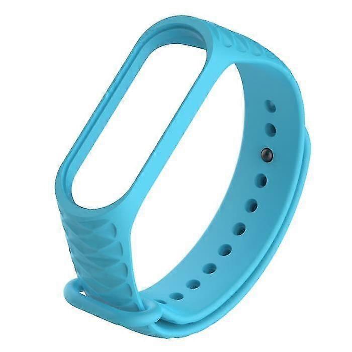Replacement Silicone Strap For Xaiomi 3 Light Blue