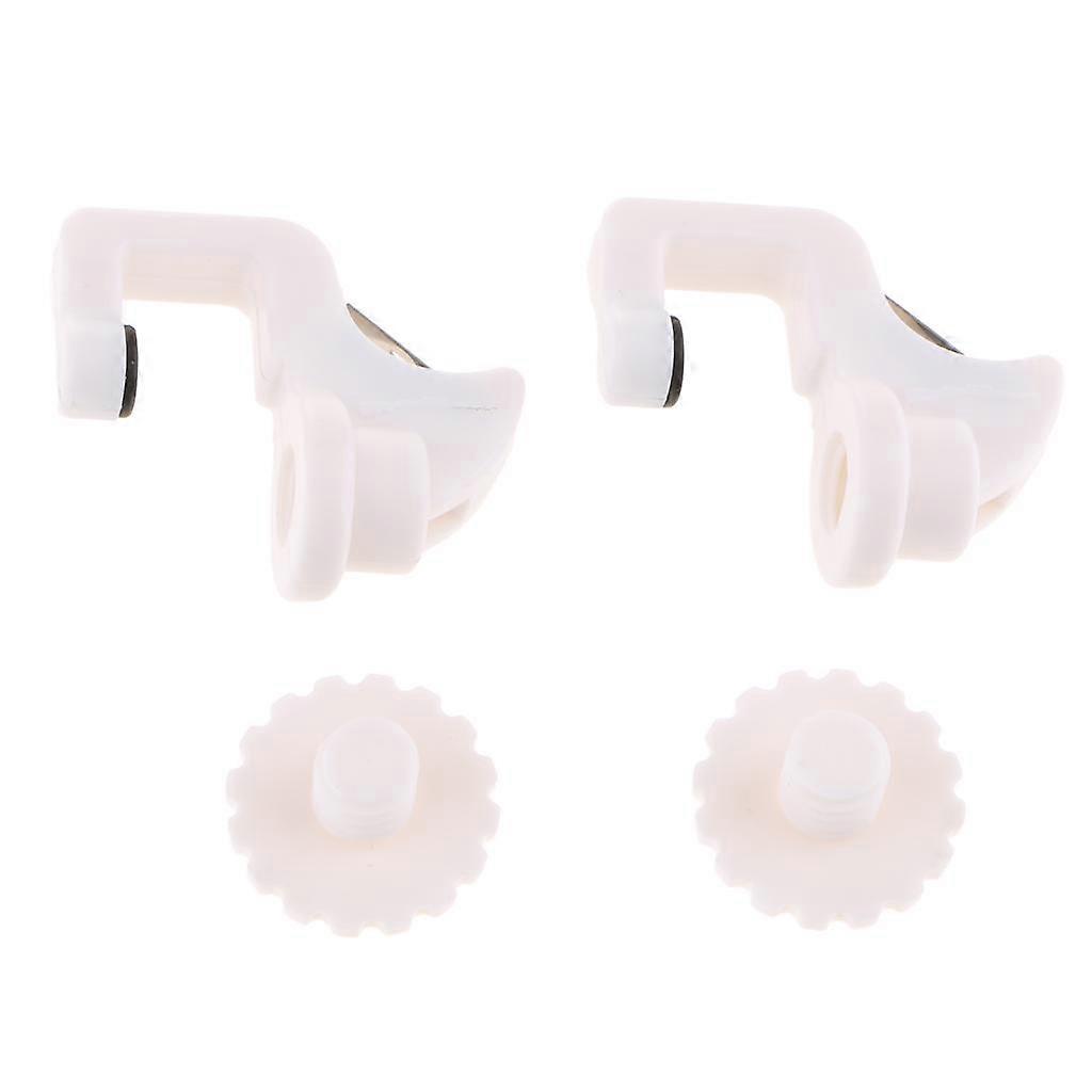 2 Pieces Phone Eat Chicken Game Handle Trigger Button Keys White