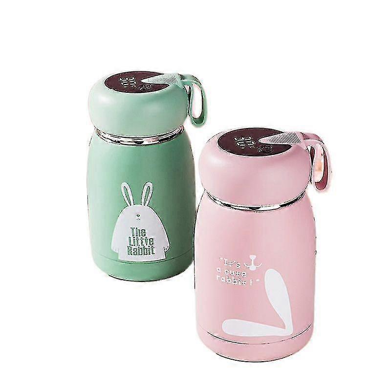 Smart Insulated Water Bottle Temperature Display Thermos Bottle Children Smart Insulation Cup - JA