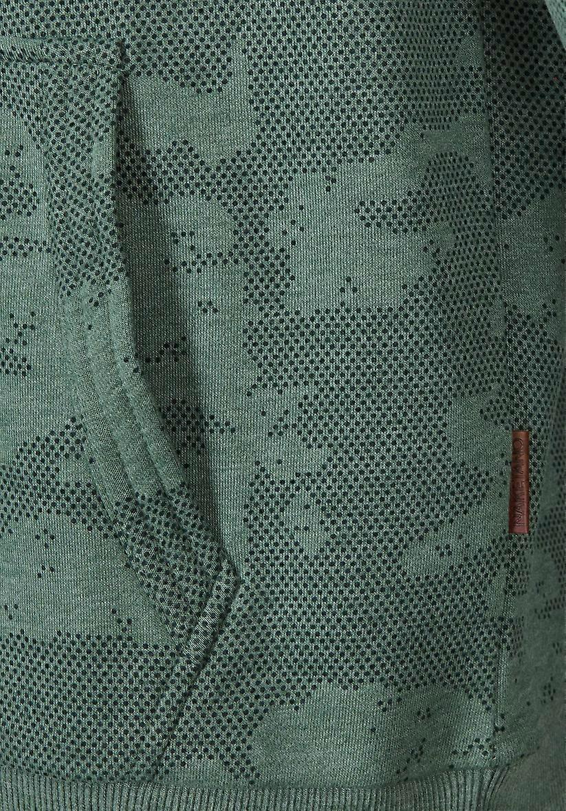 Sweat molleton à capuche hoodie bleu homme | La Halle