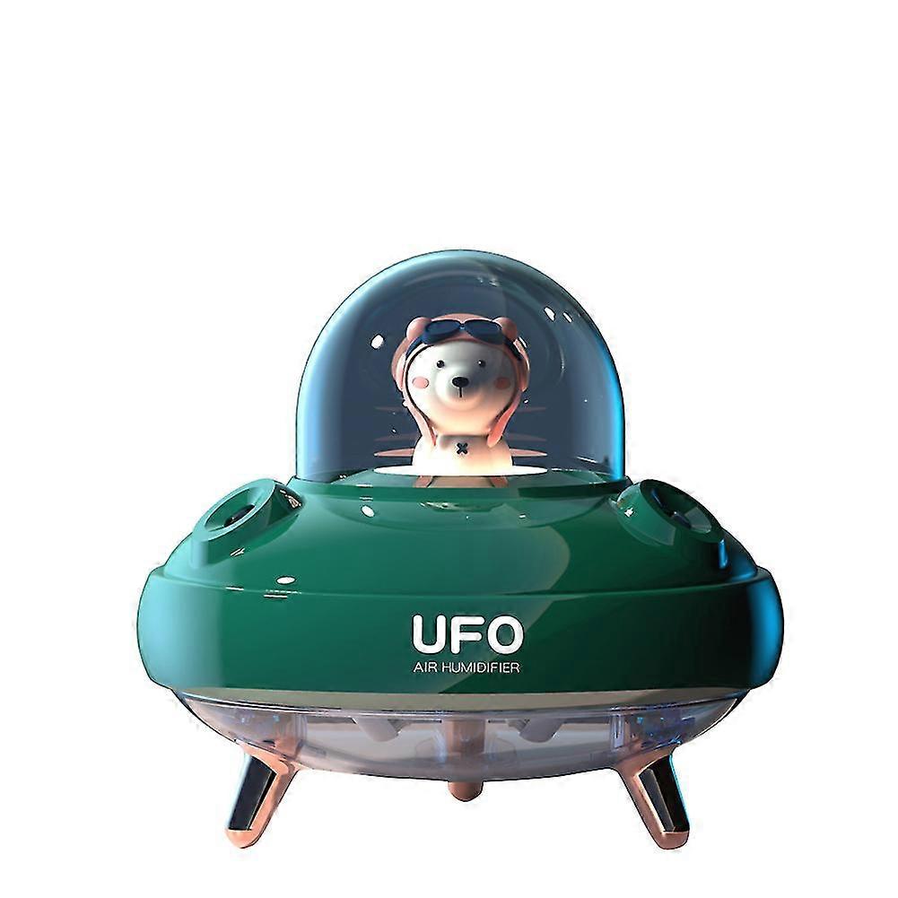 Double Spray Ufo Cute Mini Humidifier Mute Portable Desktop Humidifier