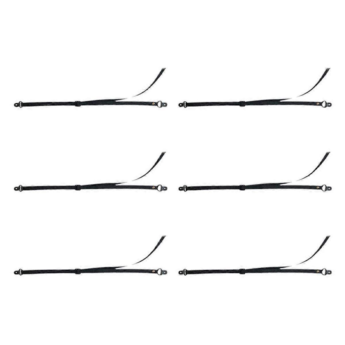 6 Pack Adjustable TV Safety Straps, No-Drill Adhesive Anti-Tip Furniture Anchors Flat Screens Fix to Wall,Cabinet