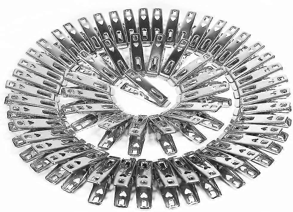 Stainless Steel Clothespins 60pcs Windproof And Rustproof Stainless St