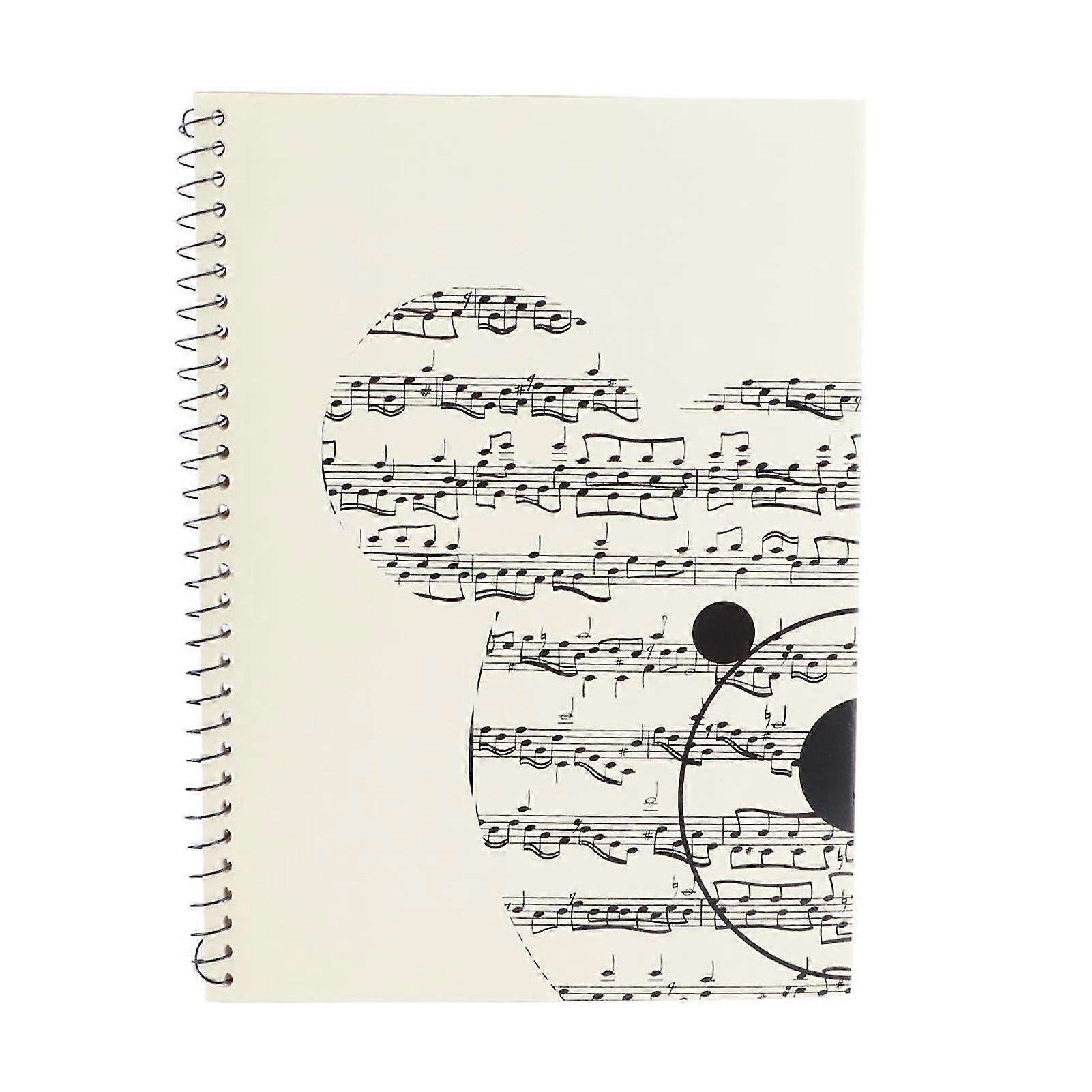 50 Pages Notation musicale Bâton Cahier Manuscrit Papier à lettres (Ours jaune)