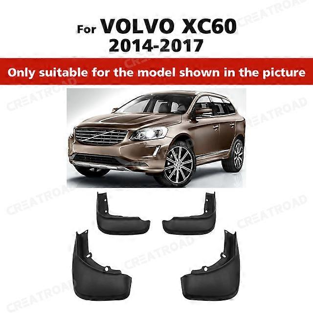 4Pcs Front Rear Car Mud Flaps For Volvo XC60 2008-2023 Mudflaps Splash Guards Mud Flap Mudguards Accessories 2009 2010 2011 2012