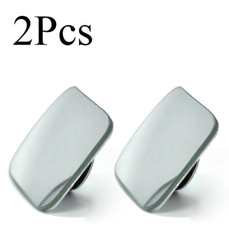 2Pcs Universal Car Blind Spot Mirror Frameless 360 Degree Wide Angle Telescopic Inspection Parking Mirror Car Accessories