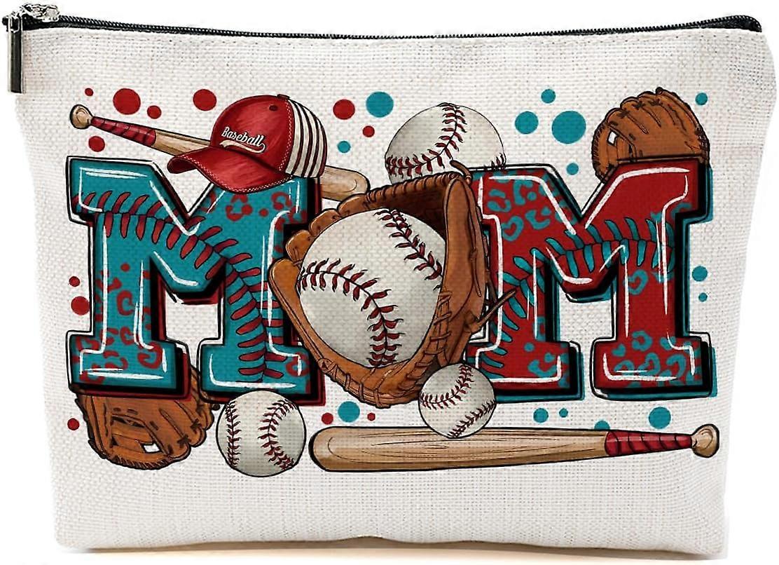 Δώρα μπέιζμπολ Μαμά Δώρα, Μπέιζμπολ Stuff Makeup Bag, Μαμά Δώρα για τη μαμά Γυναίκες Ομάδα μπέιζμπολ Παίκτης φίλος, μπέιζμπολ μαμά καλλυντική τσάντα, μπέιζμπολ προπονητής G