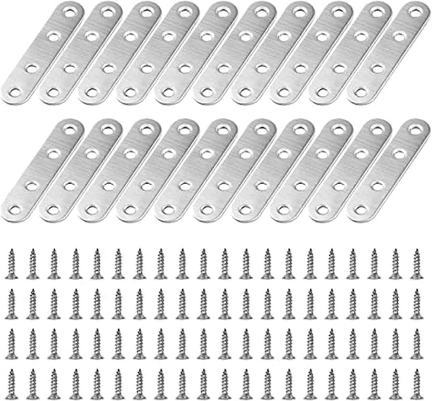 20 flat angle codes, 80 screws76*16*2.0mm)