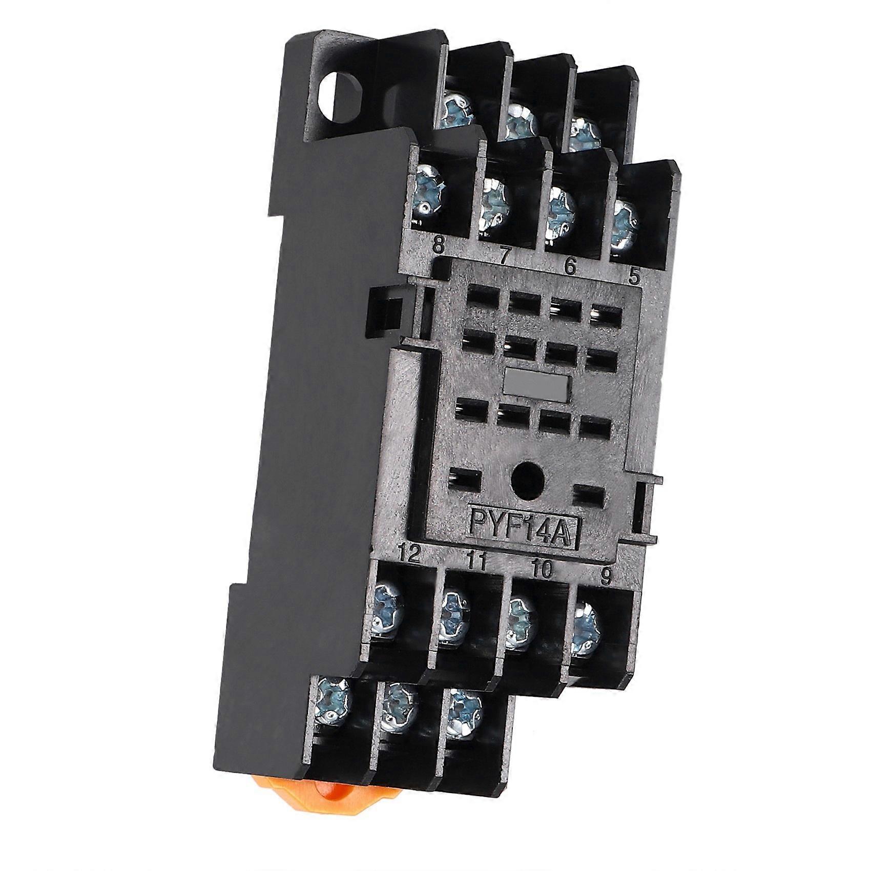PYF14A DIN Rail Relay Socket 14 Pin for MY4NJ HH54P MY4