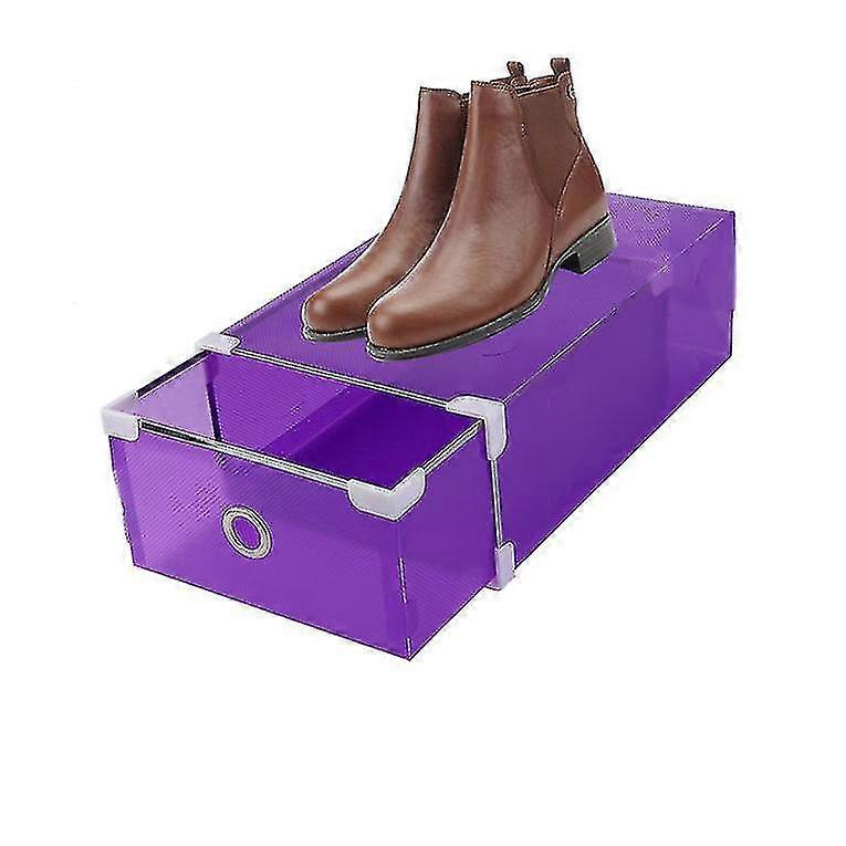 Creative Half Transparent Drawer Style Shoe Box For Both Men And Women