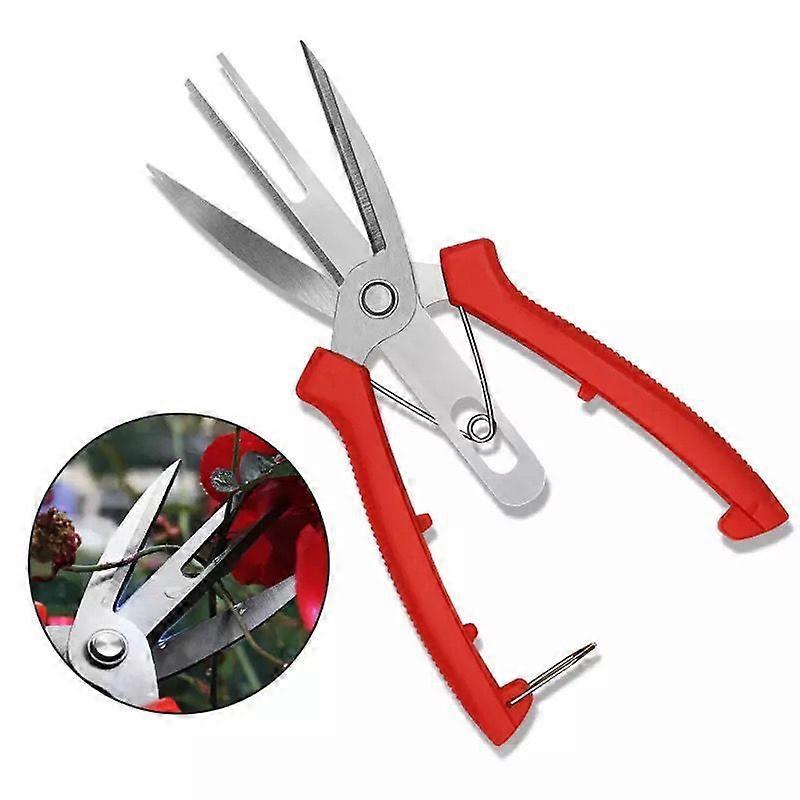Gardening Double-edged Apple Picking Scissors Fruit Thinning Scissors Double-mouthed Fruit Picking Scissors