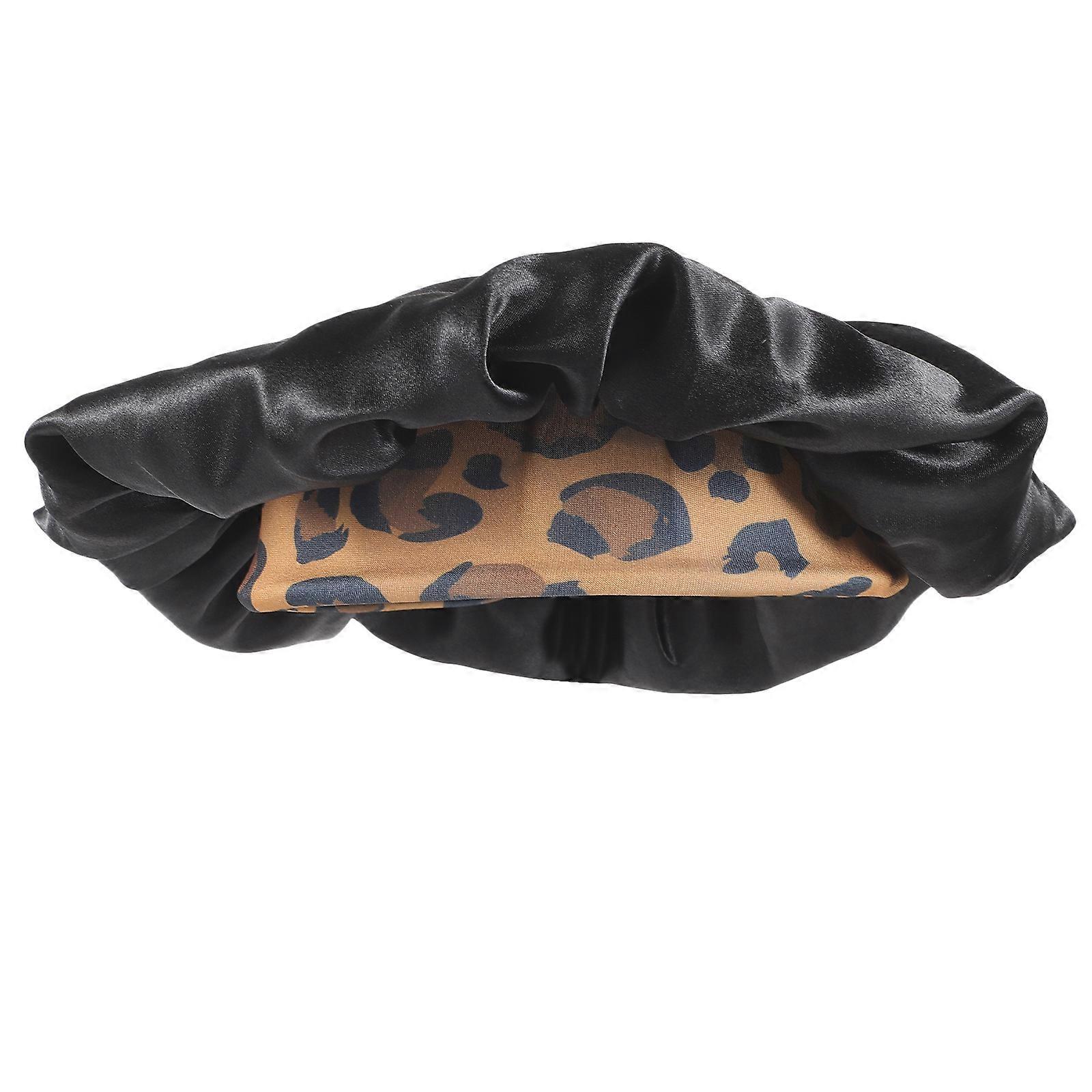 Comfortable Sleeping Hat Wear-resistant Polyester Cap Stylish Sleep Hat Elastic Sleeping Hat