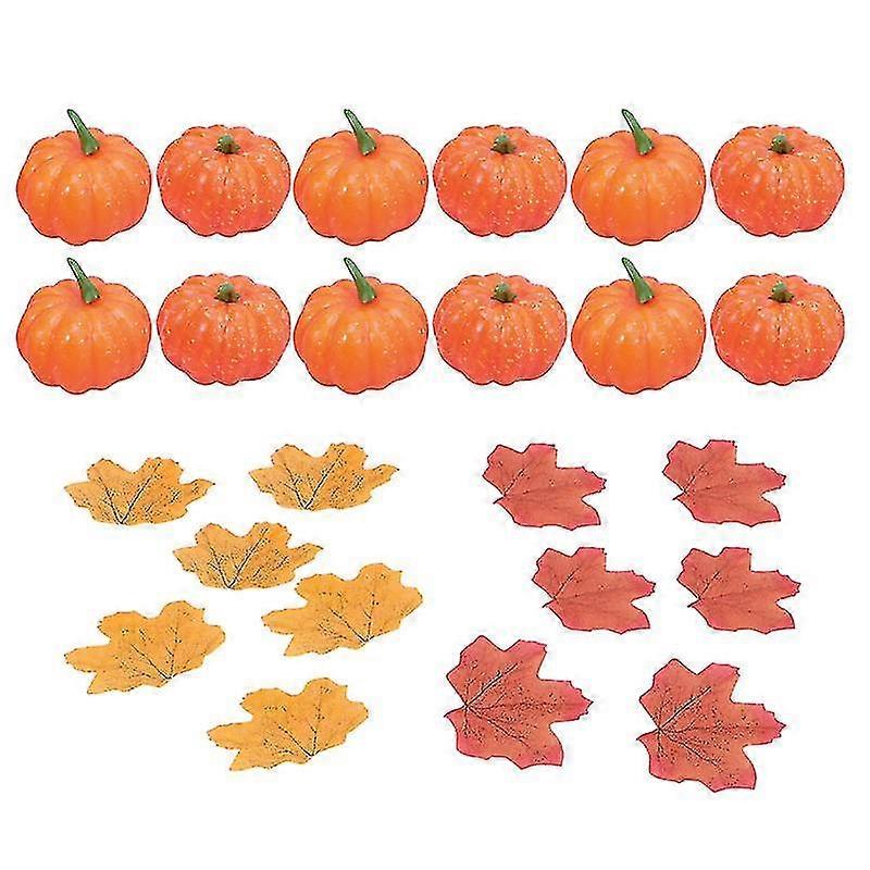 42pcs Maple Leaf For Decorations