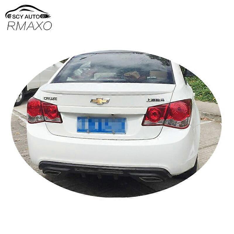 For Cruze Spoiler 2009-2014 Chevrolet Cruze YDAJK Spoiler ABS plastic Material Car Rear Wing Color Rear SpoilerMotorcycle Neck Braces