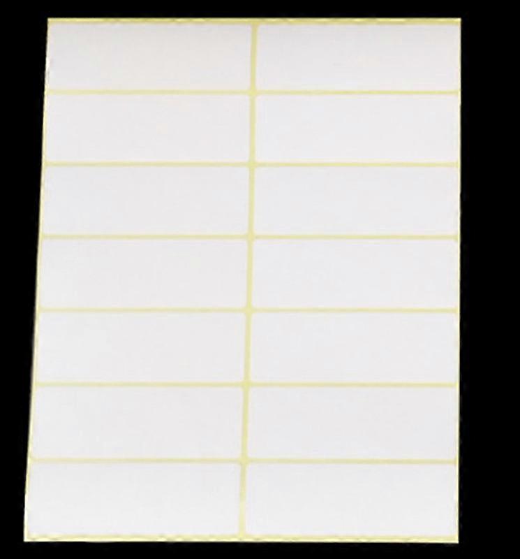 15 Sheets A5 White Glossy Self Adhesive Sticky Back Label Printable Sticker Paper for Graphics, Product Labels
