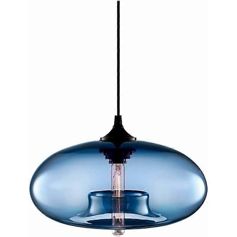 Wings of Wind -Ceiling Vintage Industrial Chandelier E27 Chandeliers Light Lamp Colorful Ceiling Lighting(Blue)
