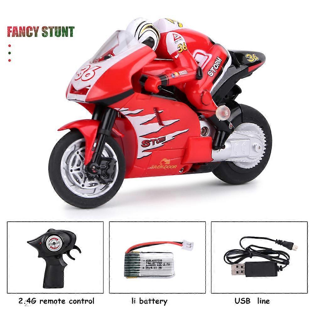 بارد ميني موتو الاطفال دراجة نارية الكهربائية التحكم عن بعد RC سيارة دراجة نارية صغيرة إعادة شحن 2.4Ghz سباق دراجة نارية لعب الأولاد الكبار