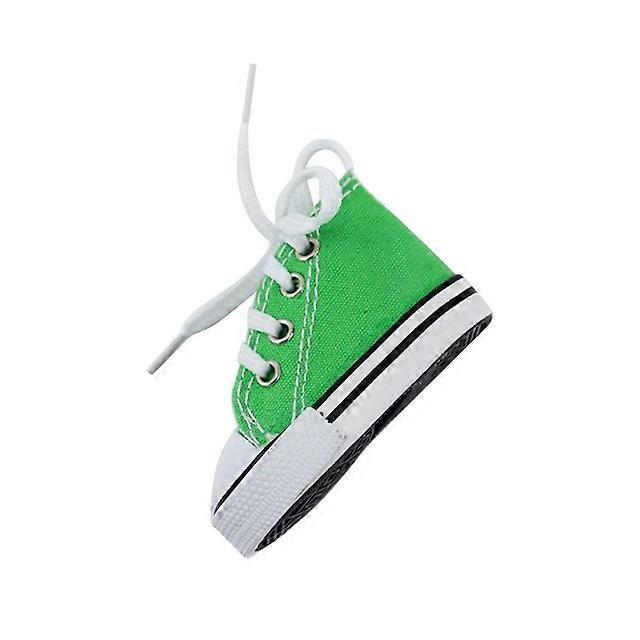 Mini Locomotive Electric Bicycle Motorcycle Foot Support Small Shoes Tripod Bracket Creative Decoration Canvas Key Pendant