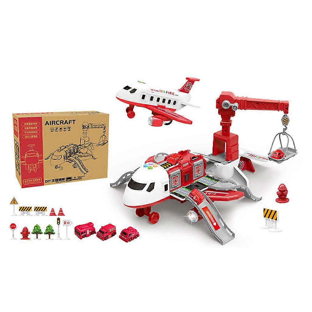 Kids Simulation Pull Back Plane Portable Slide Car Toy