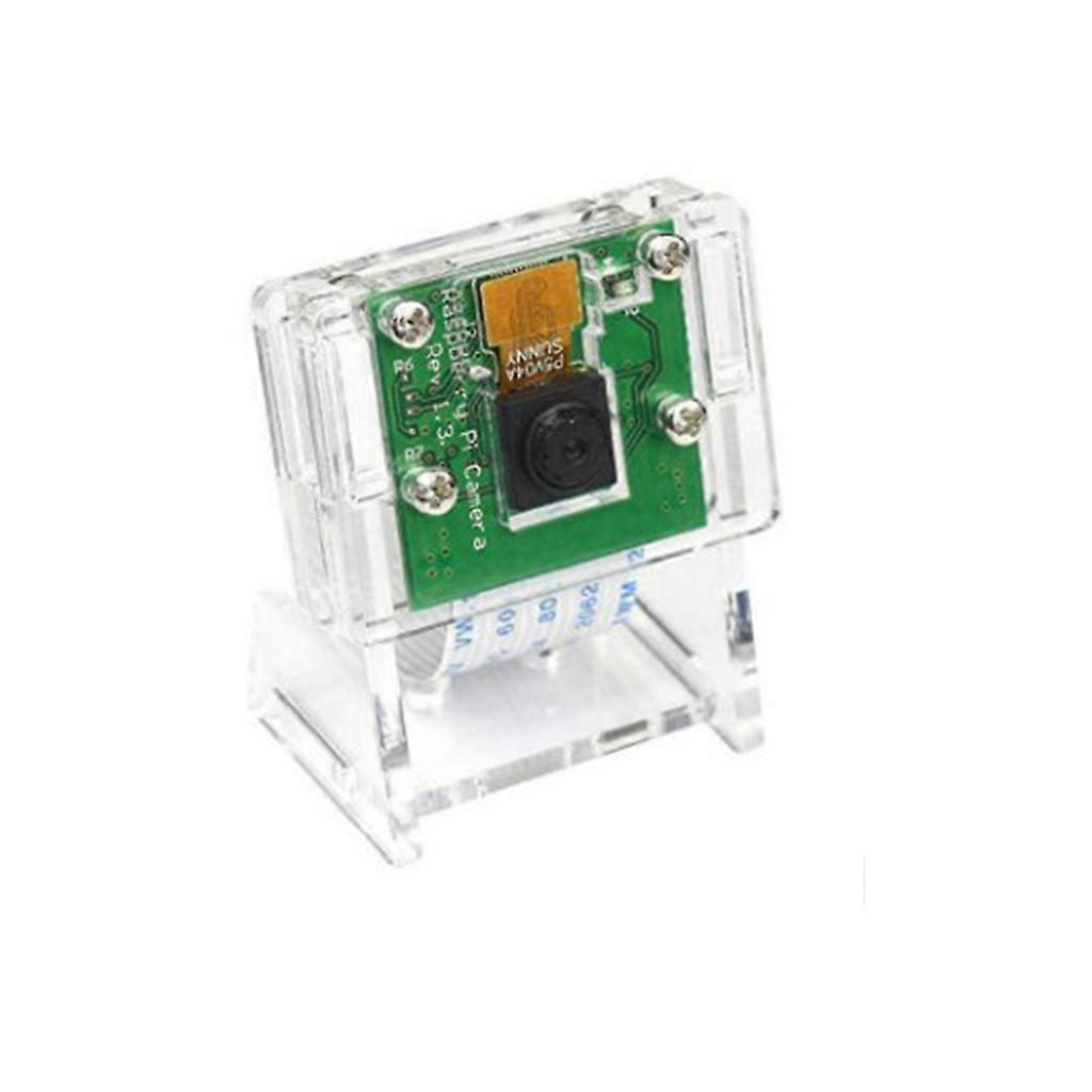 Support Acrylique Pour Caméra Raspberry Pi V2 - Compatible Pi 1 à 4 | Transparent Et Protecteur