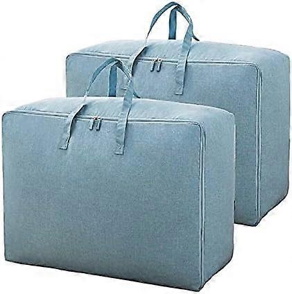 Blanket or Clothes Organizer, Safe and Stable Material, Durable, Multifunctional Moisture-proof (Blu