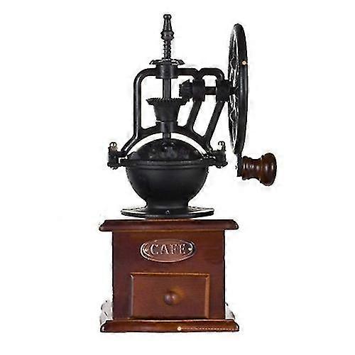 Manual Coffee Grinder Antique Cast Iron Hand Crank Coffee Machine
