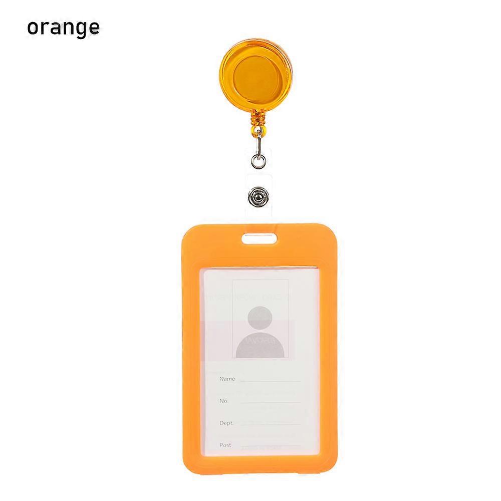 1Pcs Hot Adjustable Retractable Card Holder Name Badge Holdestudents Work Bank Credit Card Students Bus Case With Lanyard