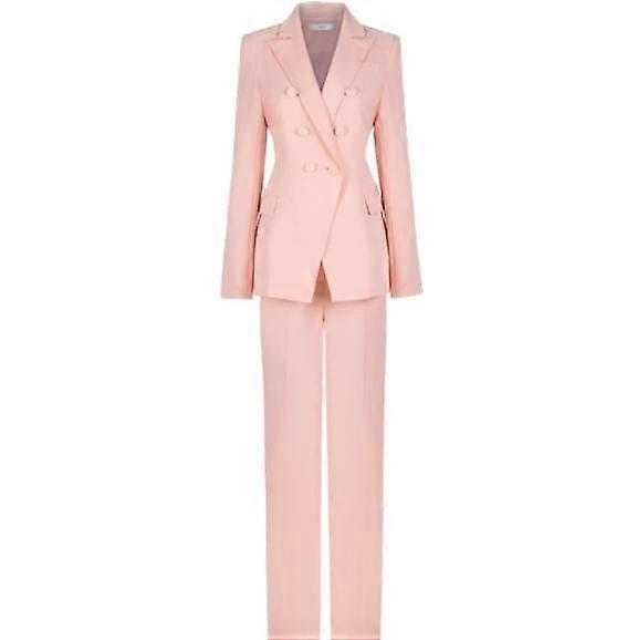 Women's Blazer Suits Two Piece Solid Work Pant Suit for Women