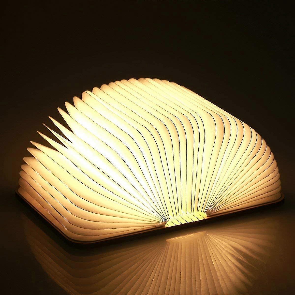Book Lamp, Folding Book Lamp Decorative Warm White