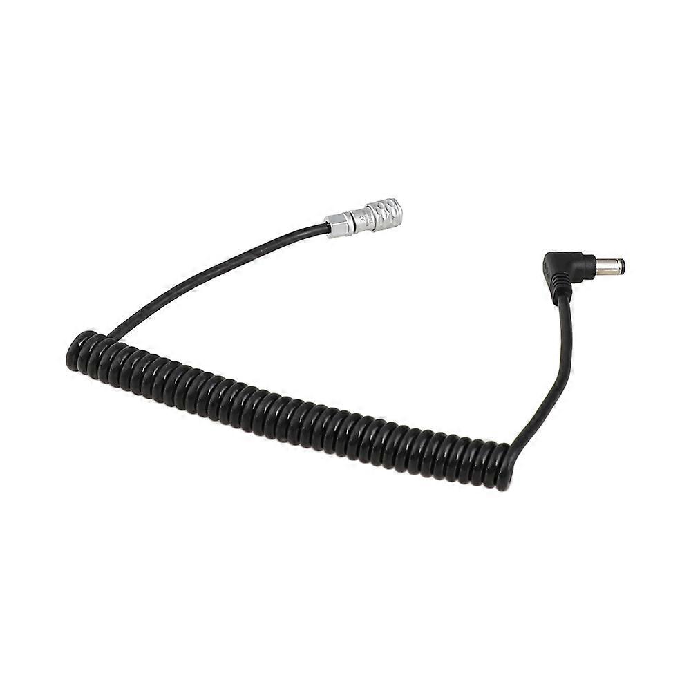 Lanxri Coiled 2.5mm DC Male Barrel Power Cable For BMPCC 4K