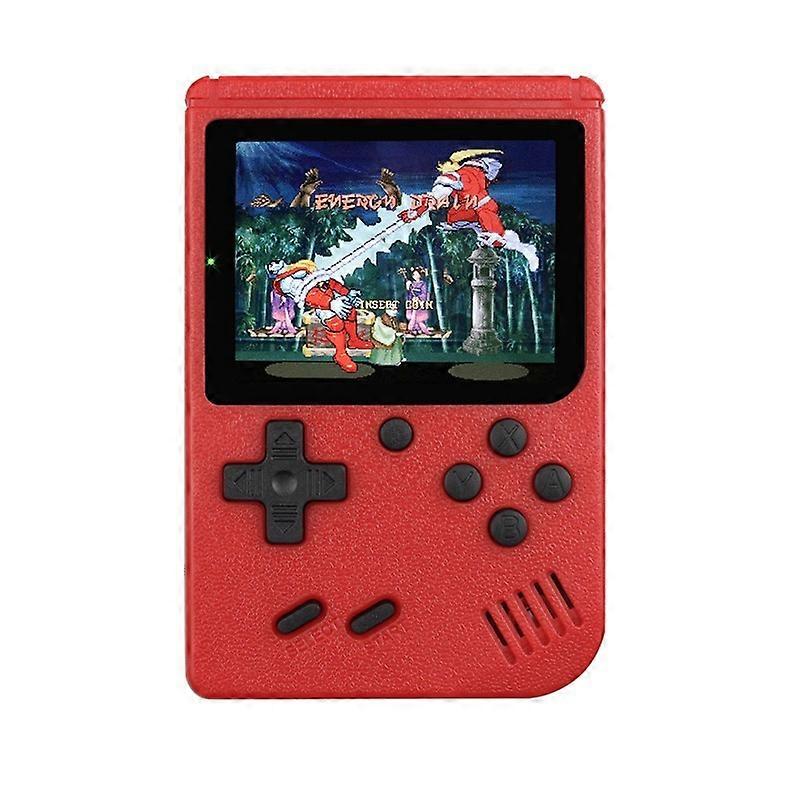 Retro portable mini handheld video game console 8-digit 3.0-inch color LCD children's color game machine built-in 400 games